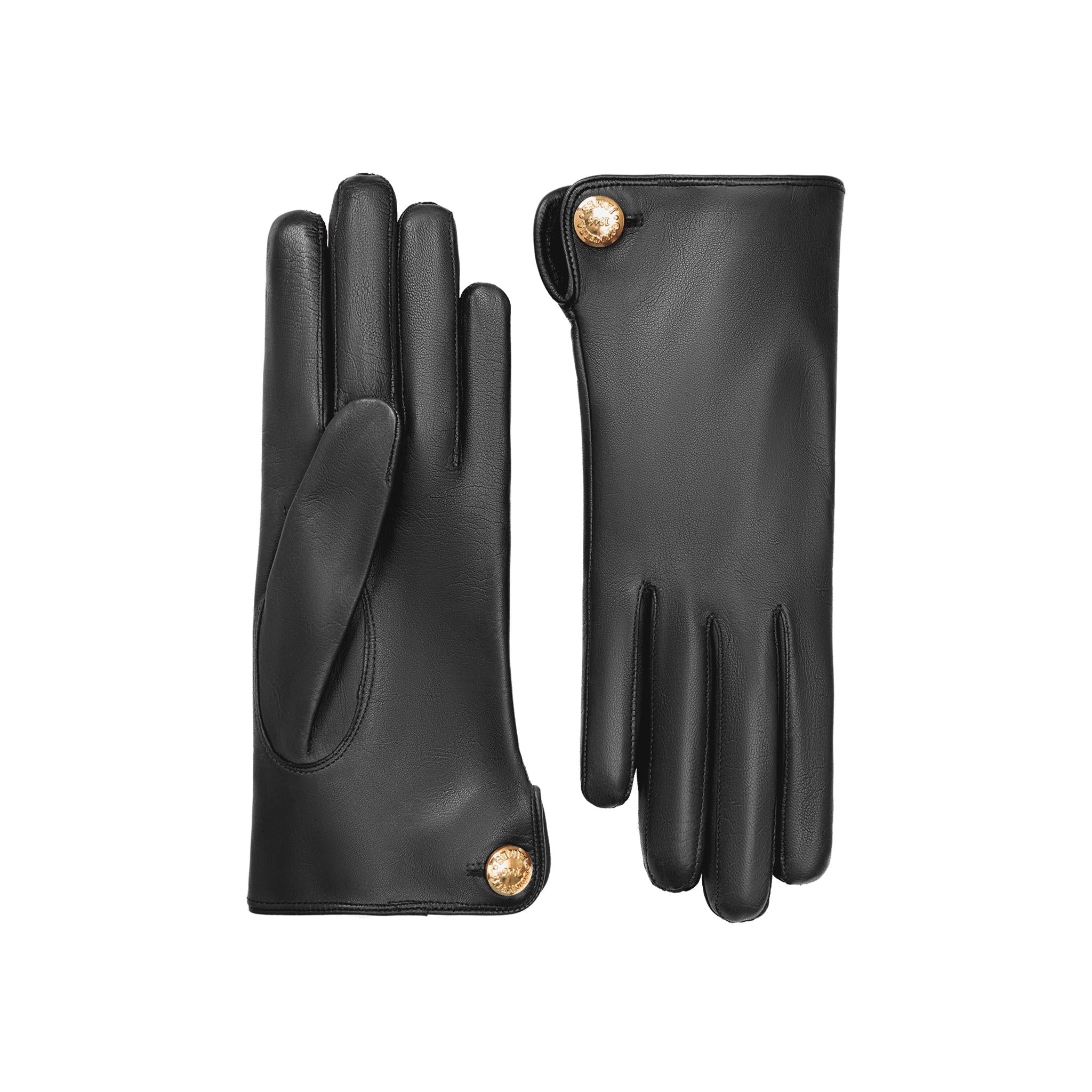Leather Gloves with Silk Lining - Françoise – Cornelia James