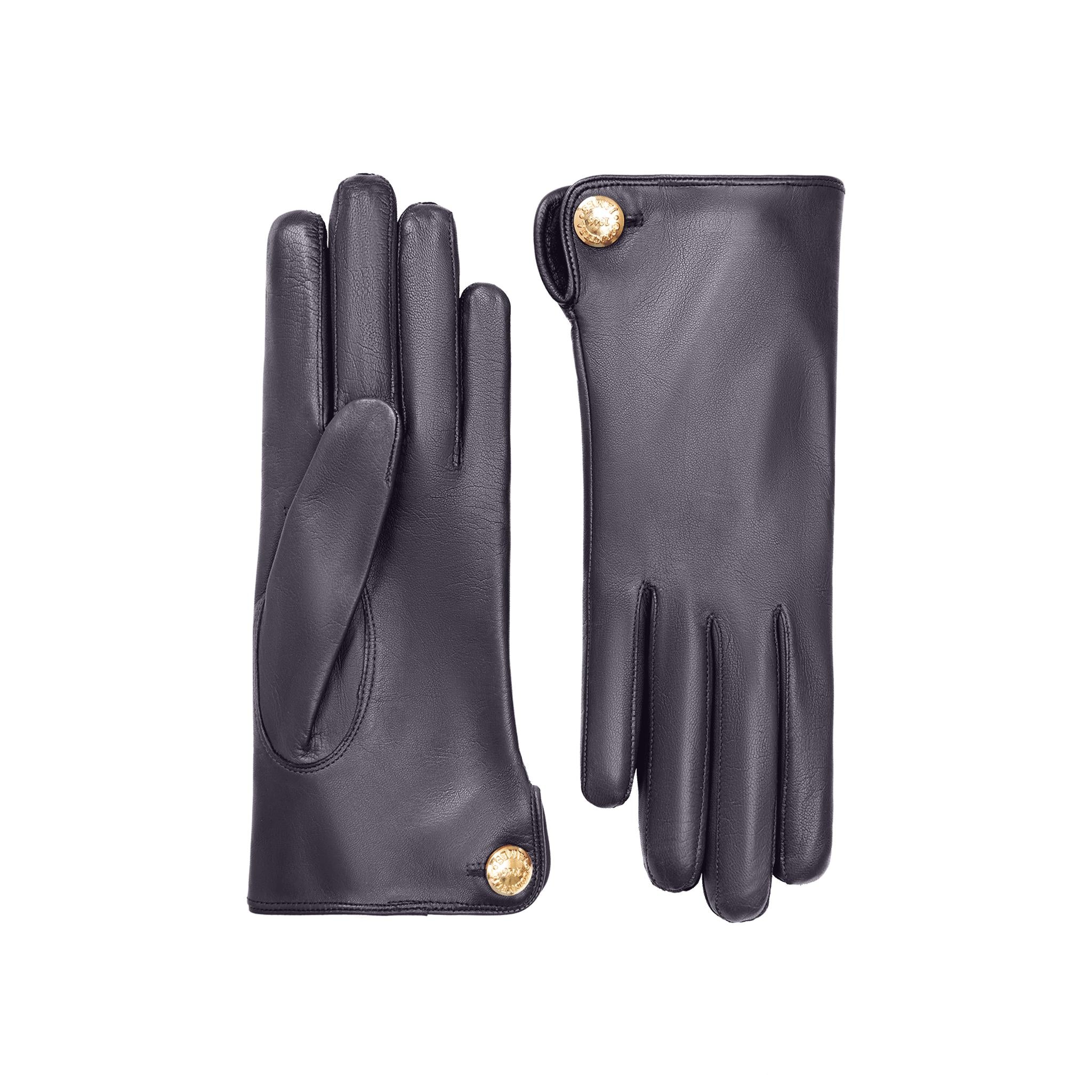 Leather Gloves with Silk Lining - Françoise – Cornelia James