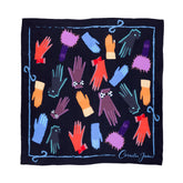 Hebe | Silk Scarf-Navy-Cornelia James