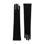 Henrietta | Cotton Opera Glove-Black-Cornelia James