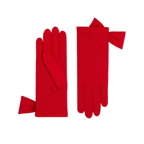Imogen | Merino Wool Glove-Red-Cornelia James