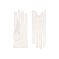 India | Tulle Glove with Keyhole & Bow-Ivory-Cornelia James