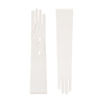 Issey | Tulle Opera Glove with Mousquetaire-Ivory-Cornelia James