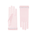 Louise | Tulle Wrist Length Glove - Blush