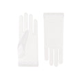 Louise | Tulle Wrist Length Glove - Ivory