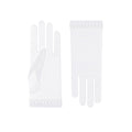 Louise | Tulle Wrist Length Glove - White