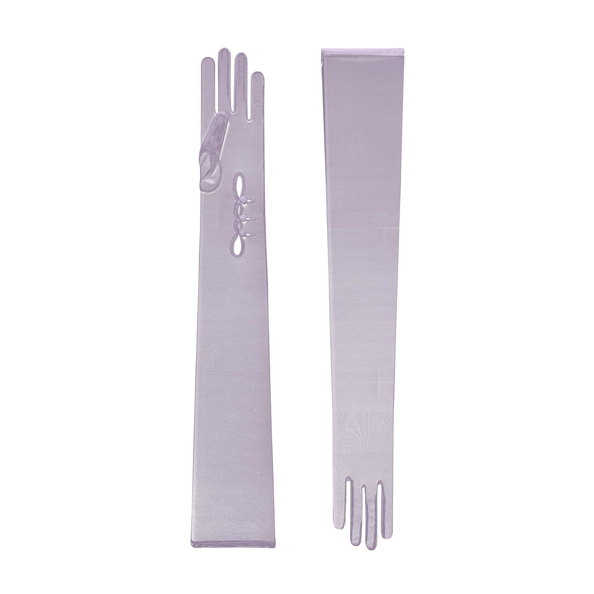 Lucrezia | Tulle Opera Glove with Mousquetaire-Lilac-Cornelia James