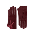 Madeleine | Suede Glove-Burgundy-Cornelia James