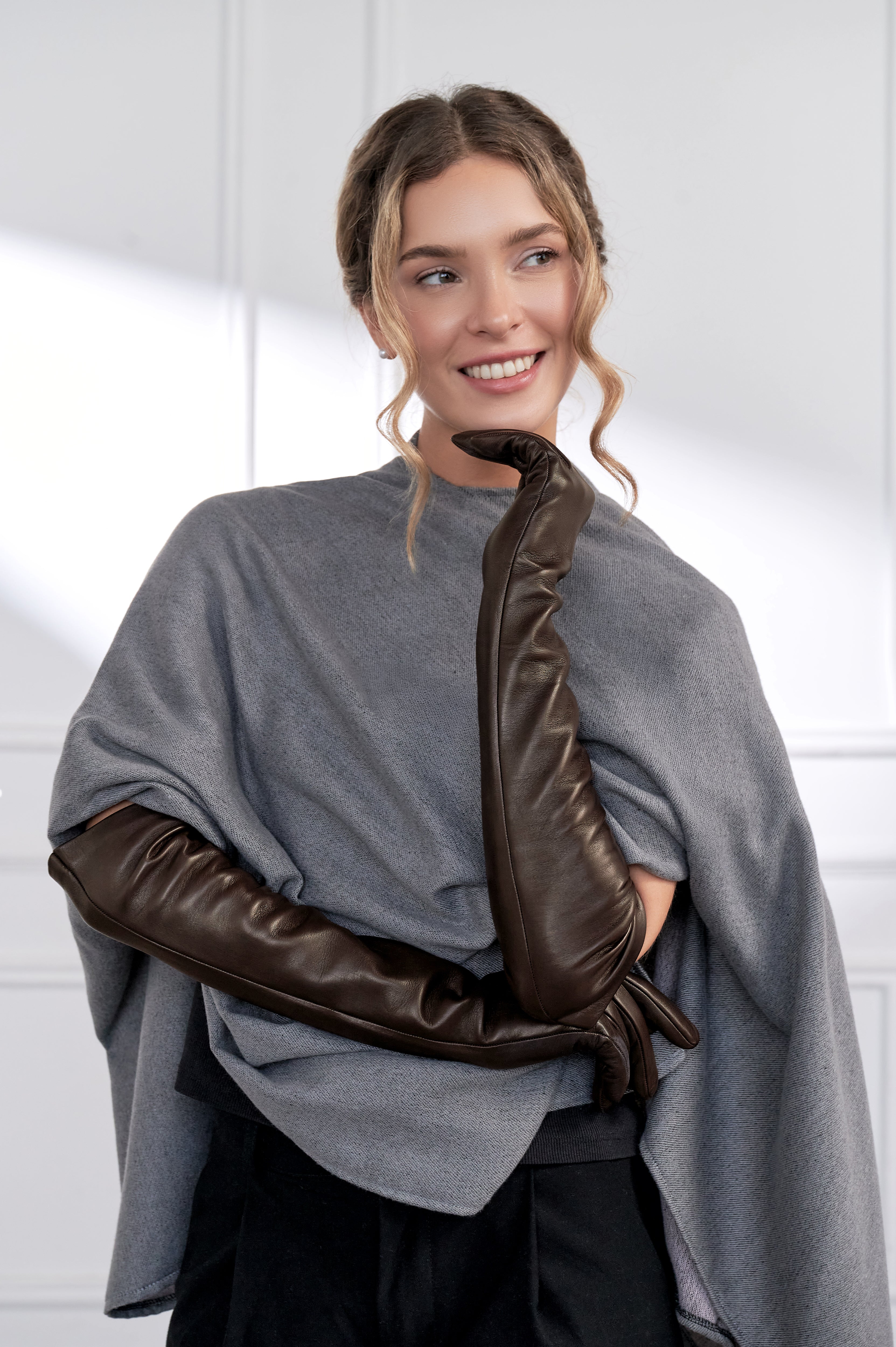 Elodie | Long Leather Glove