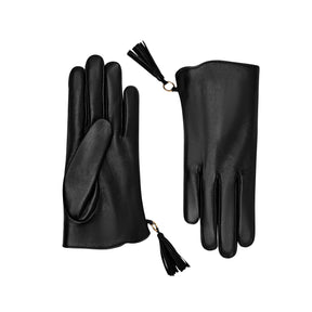 Manon | Leather Glove with Tassels