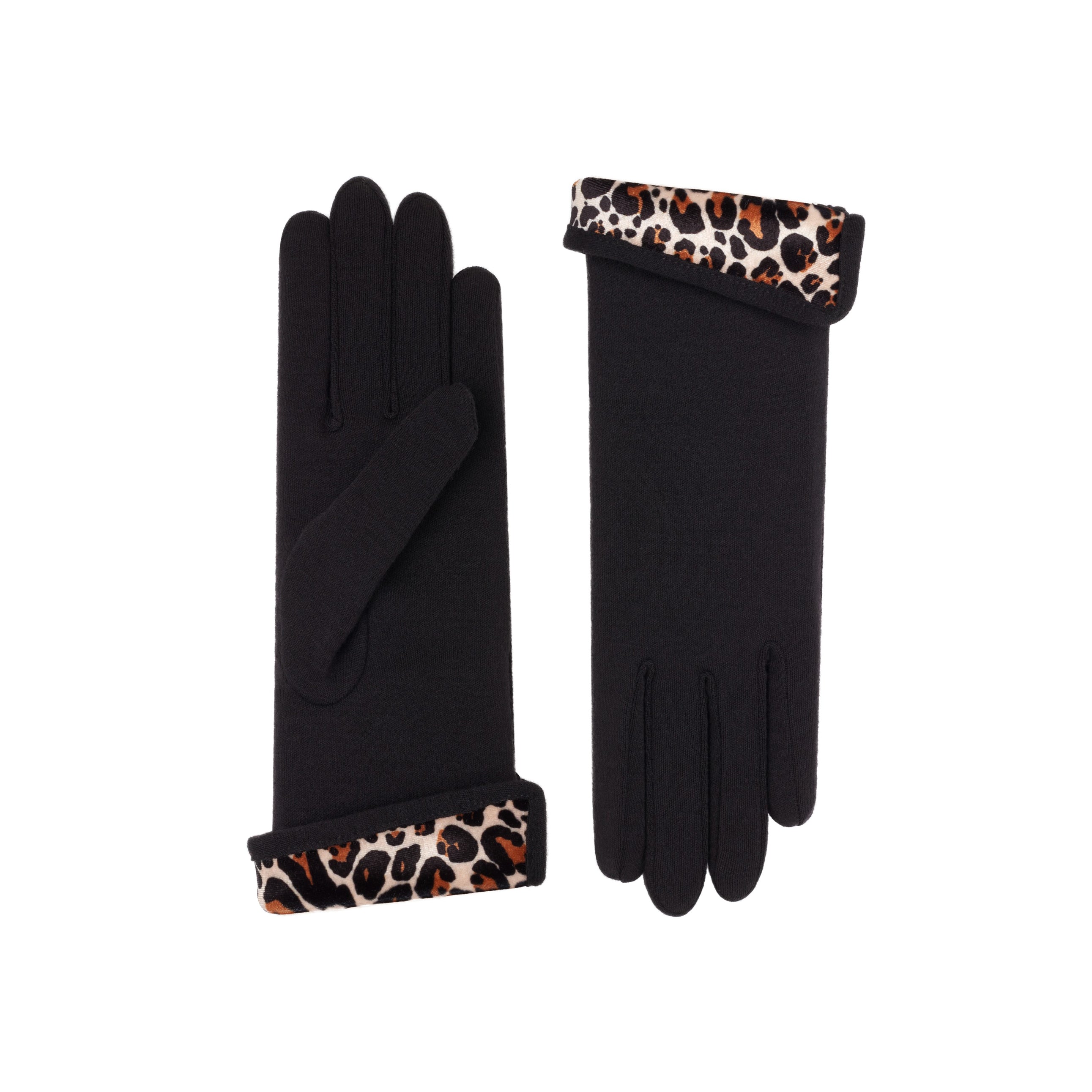 Matilda | Merino Wool Glove-Black-Cornelia James
