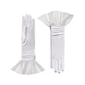 Pearl Satin Gloves - Melody