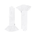 Melody | Satin Glove with Ballerina Tulle Cuff