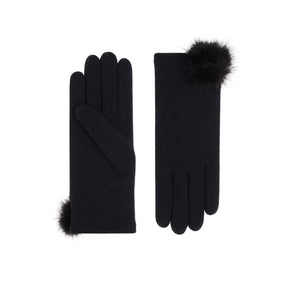 Mòrag | Cashmere Glove-Black-Cornelia James