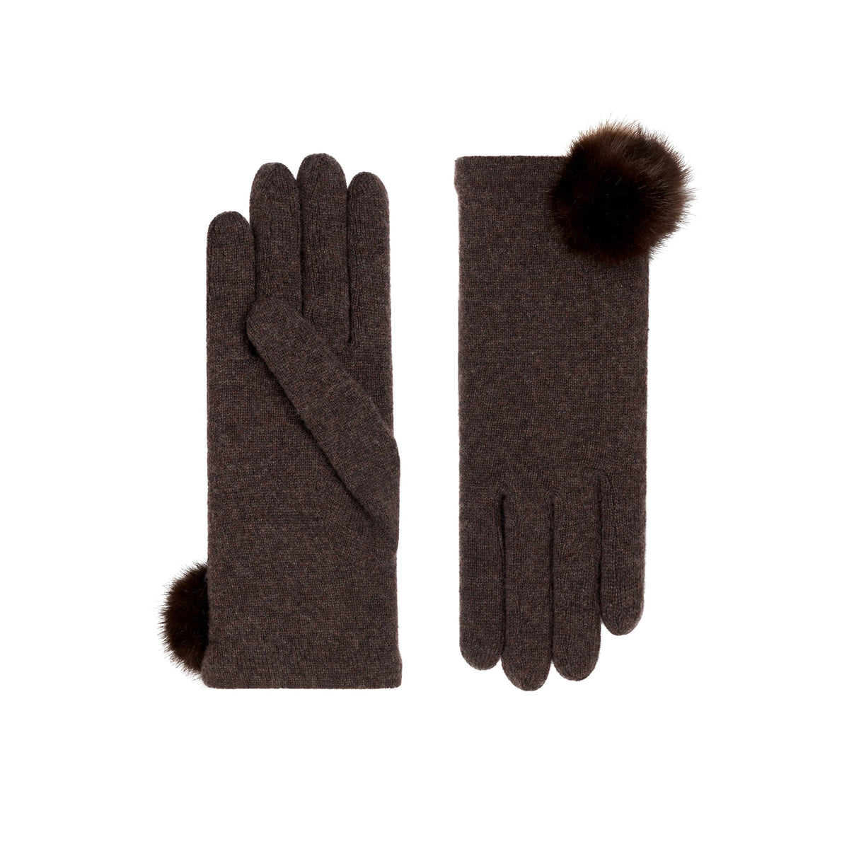 Mòrag | Cashmere Glove-Chocolate-Cornelia James