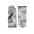 Nancy | Lace Glove-Black-Cornelia James