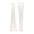 Ivory Satin Opera Gloves - Nicoletta