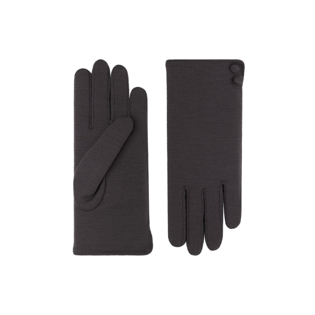 Pandora | Merino Wool Glove-Elephant Grey-Cornelia James