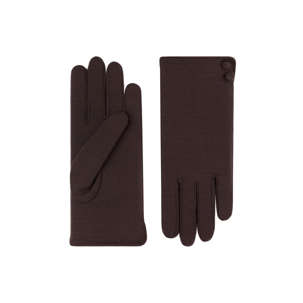 Pandora | Merino Wool Glove-Chocolate-Cornelia James