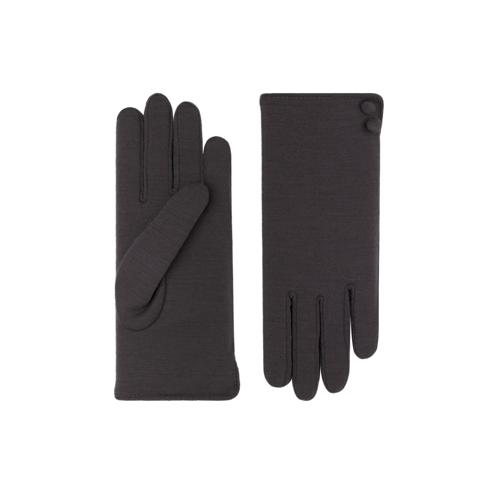 Pandora | Merino Wool Glove-Elephant Grey-Cornelia James