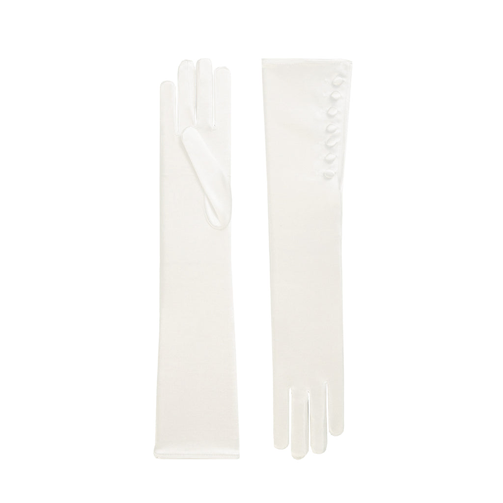 Phoebe |  Bridal Satin Opera Glove