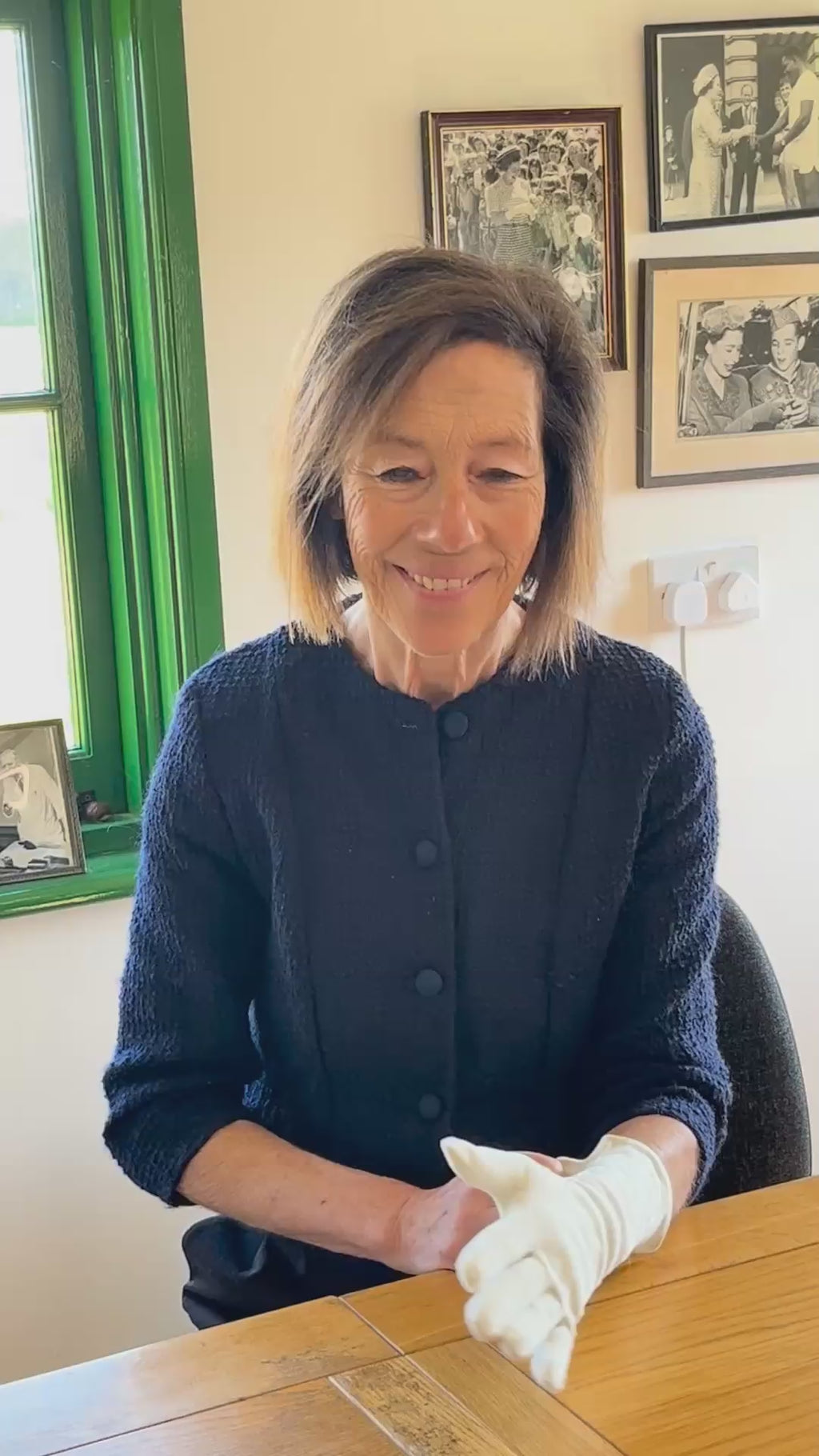 Regina | Sueded Cotton Day Glove