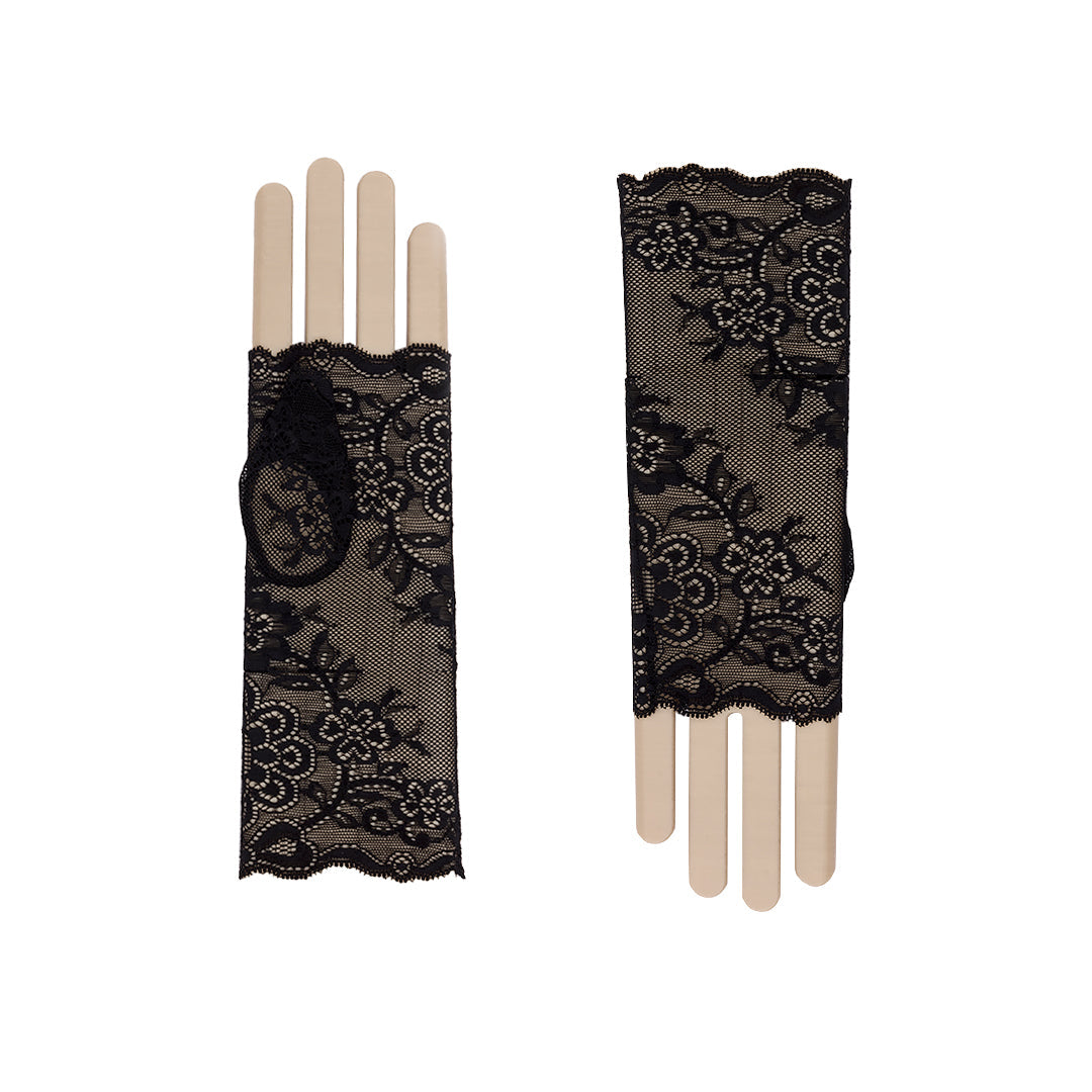Lace Short Fingerless Glove