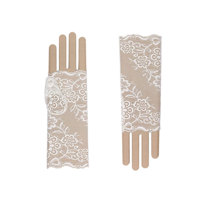 Rose | Lace Short Fingerless Glove