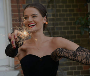 Serena | Fingerless Lace Opera Glove-Cornelia James