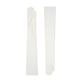 Séverine | Leather Opera Glove with Mousquetaire
