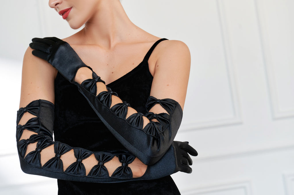 Thalia | Satin Opera Glove
