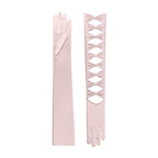 Thalia | Satin Opera Glove-Smokey Rose-Cornelia James