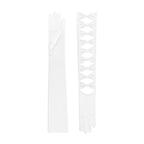 White Satin Opera Gloves - Thalia