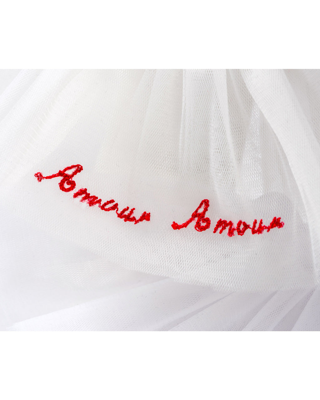 Valentina | Tulle Glove with Harlequin Cuff