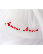 Valentina | Tulle Glove with Harlequin Cuff