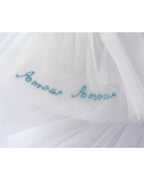 Valentina | Tulle Glove with Harlequin Cuff