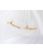 Valentina | Tulle Glove with Harlequin Cuff