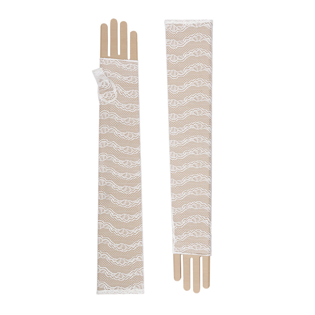 Zola | Bridal Opera Length Fingerless Glove