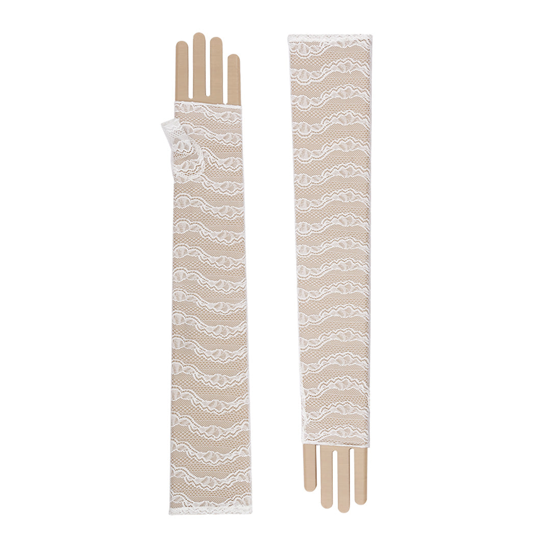 Zola | 蕾丝歌剧院长度无指手套