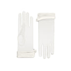 Elena | Tulle Glove with Satin Cuff-Ivory-Cornelia James
