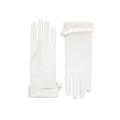 Elena | Tulle Glove with Satin Cuff-Ivory-Cornelia James