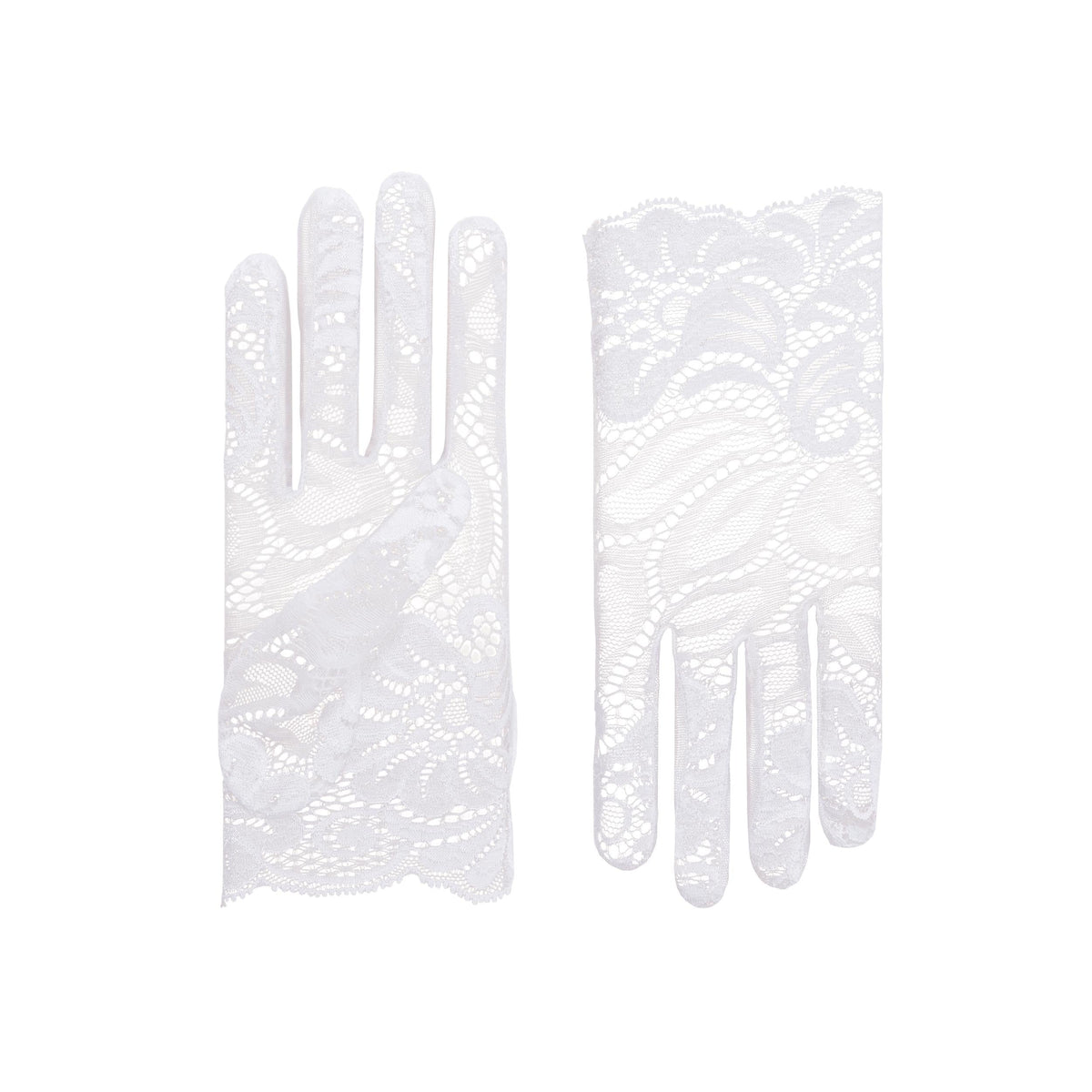 Lily | Lace Glove-White-Cornelia James