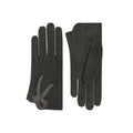 Madeleine | Suede Glove-Dark Grey-Cornelia James
