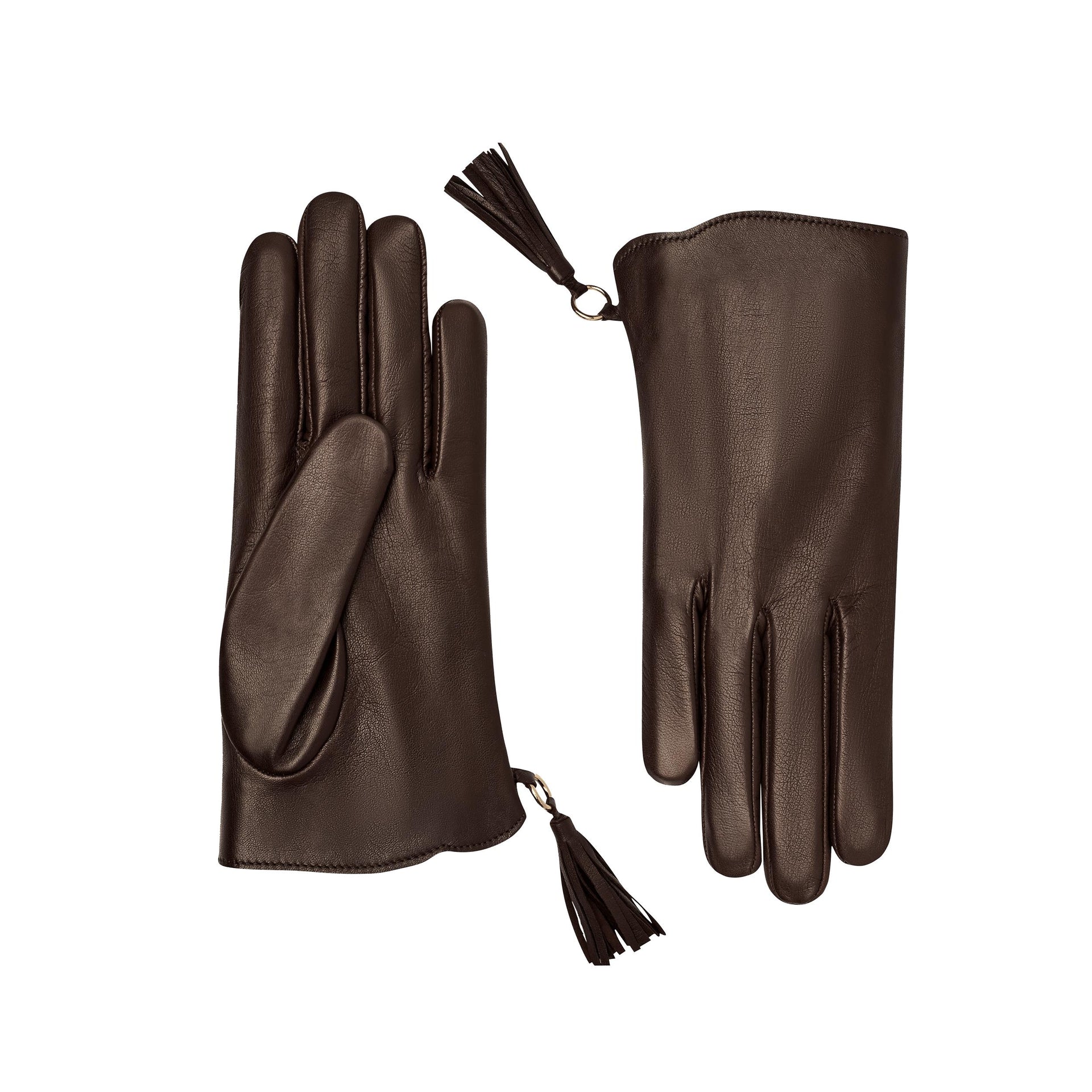 Leather Gloves with Silk Lining