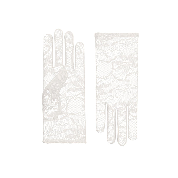 Lace gloves | Black & White Lace Gloves | Cornelia James