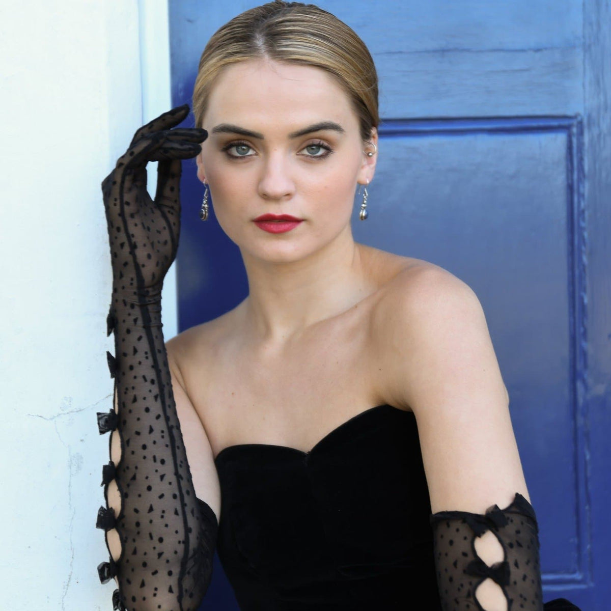 Venetia | Tulle Opera Glove-Cornelia James